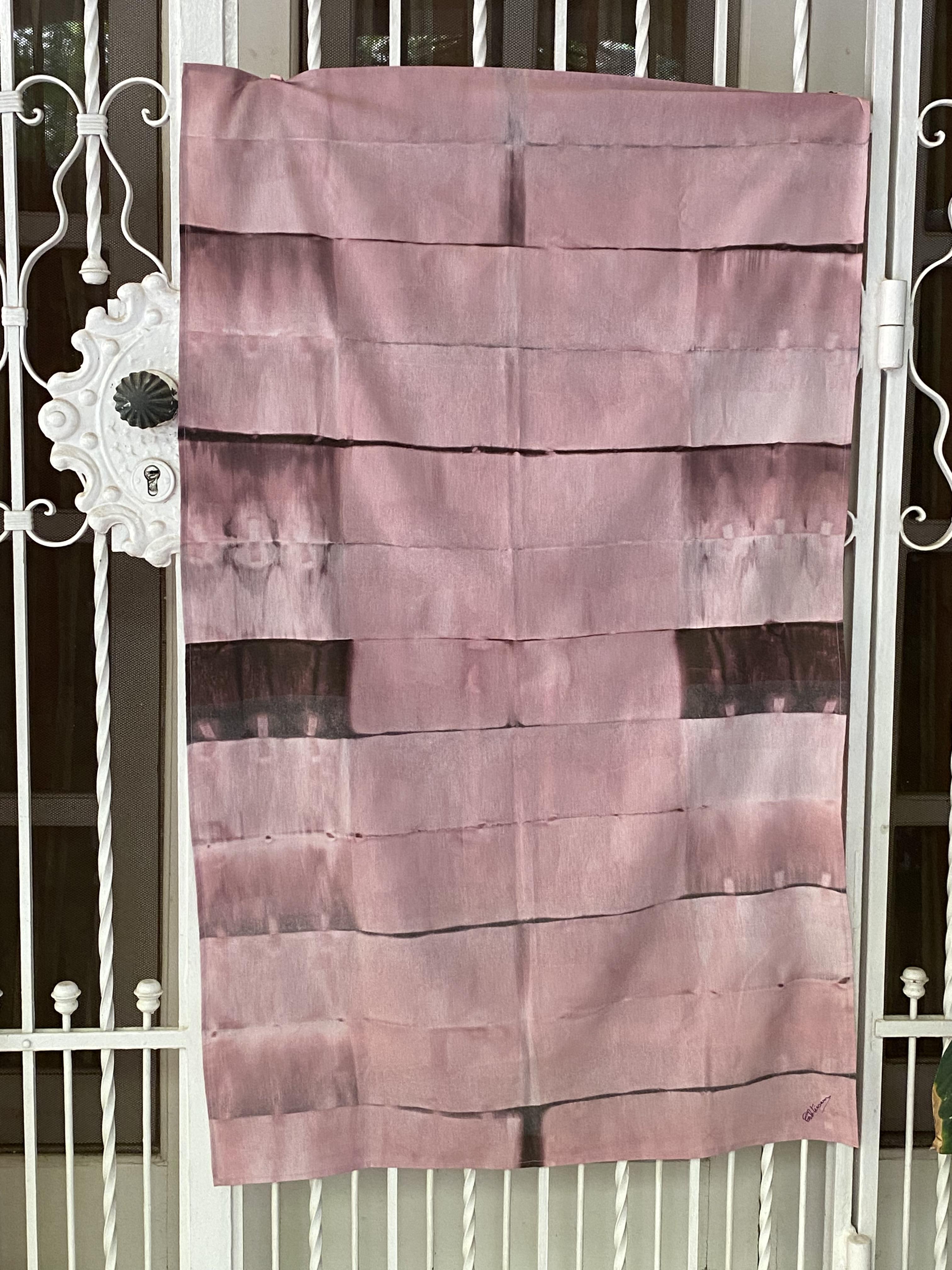 Tie & Dye technique on cotton fabric