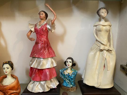 dolls made of cold clay