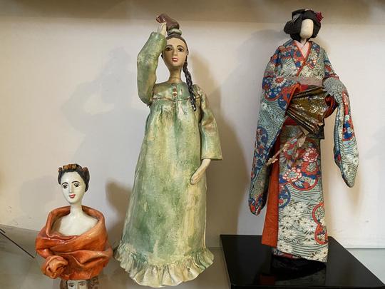 dolls made of cold clay