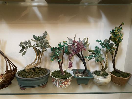 trees & plants made from beads