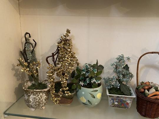 trees & plants made from beads