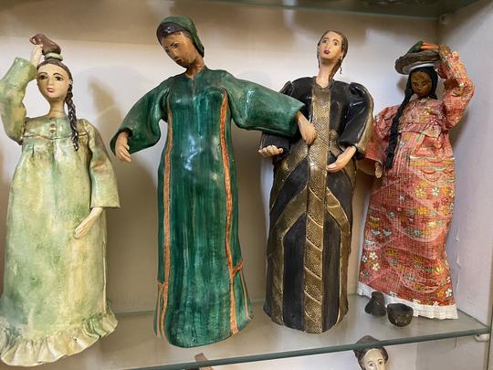 dolls made of cold clay