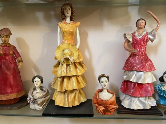 dolls made of cold clay