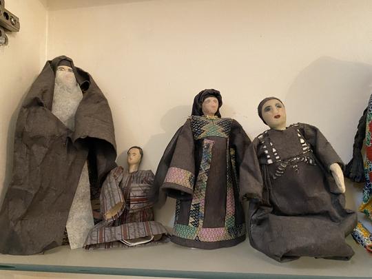 dolls made of cold clay